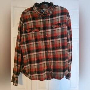George Red and Black Plaid Shirt